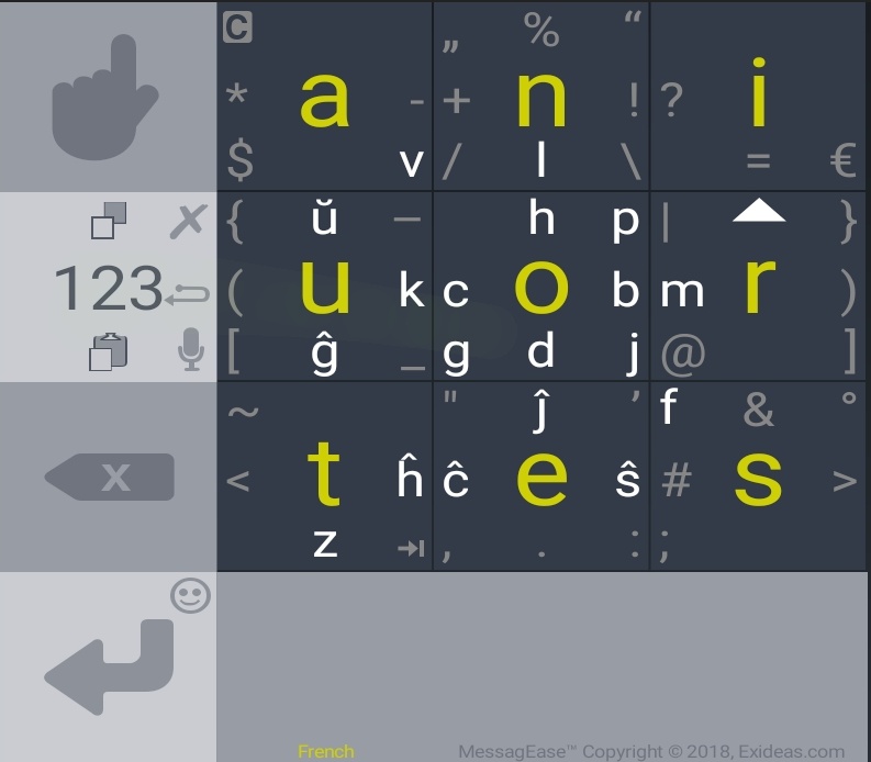 Mon clavier esperanto